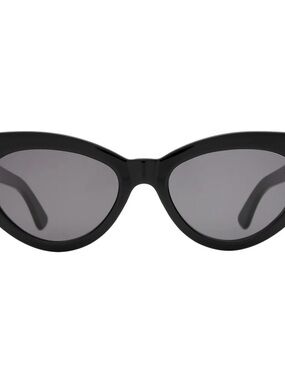 Illesteva Black Cat Eye Pamela Sunglasses